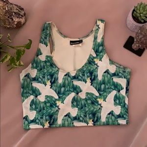 Bird Of Paradise BlackMilk Crop Top